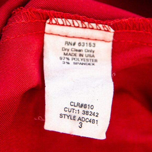 Windsor Y2K Red Beaded Strapless Formal Sheath Dress, size 3 - Picture 7 of 7